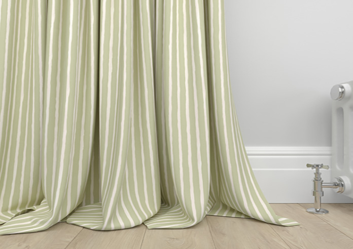 Vintage Stripe, Sage - Made to Measure Curtains - Image 6